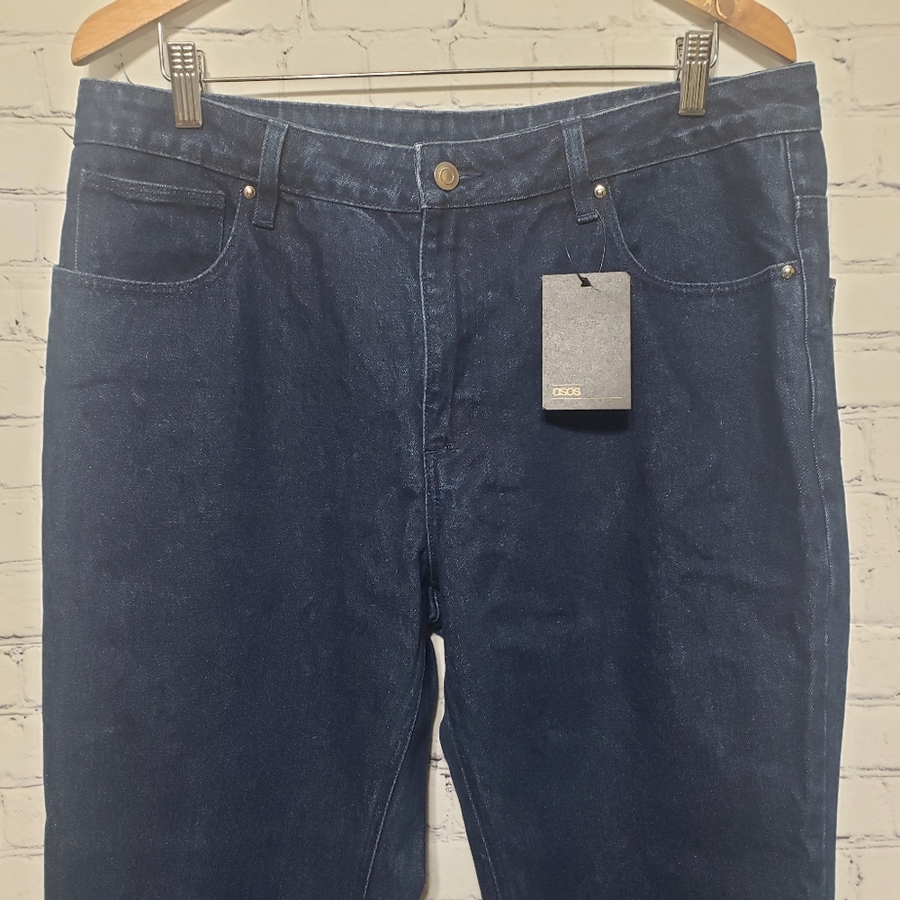 ASOS NWT Men's Dark Wash Jeans 36x32 - Picture 2 of 11